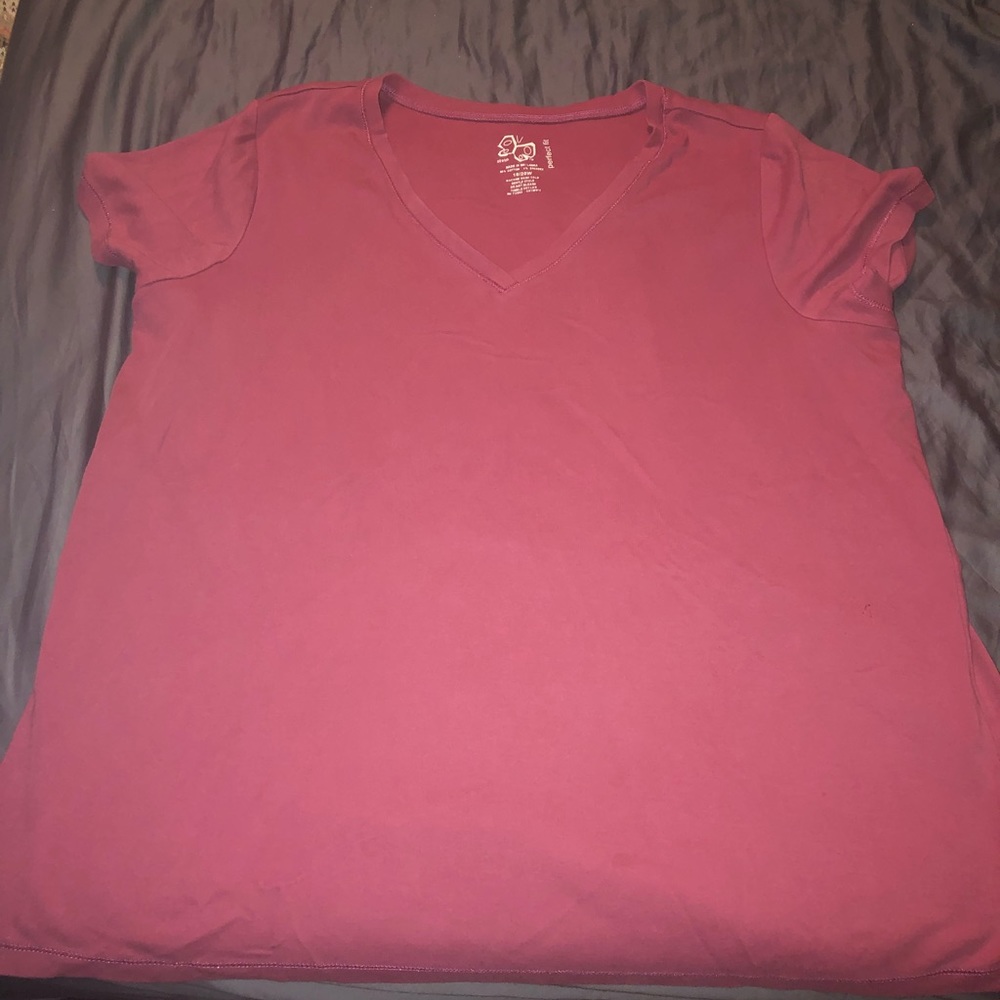 Pink v neck